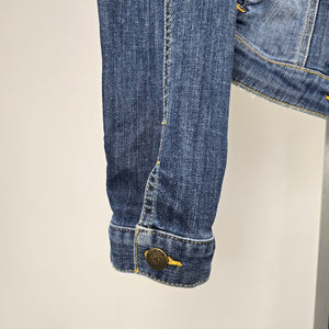 Guess Jeans Distressed Blue Denim Jacket - Size M/L