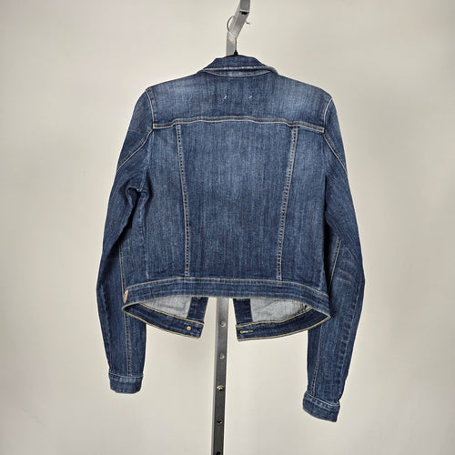 Guess Jeans Distressed Blue Denim Jacket - Size M/L