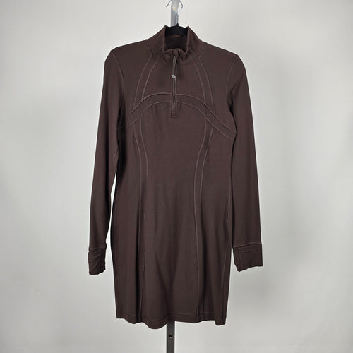 Lululemon Define Long-Sleeve Dress *Luon Espresso Size 10