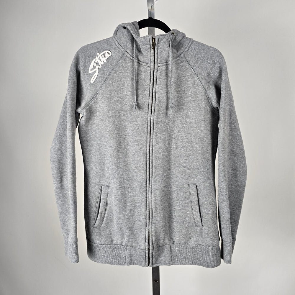 Sitka Gray Full-Zip Hoodie Jacket - Size M
