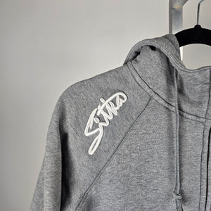 Sitka Gray Full-Zip Hoodie Jacket - Size M