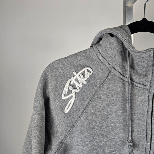 Sitka Gray Full-Zip Hoodie Jacket - Size M