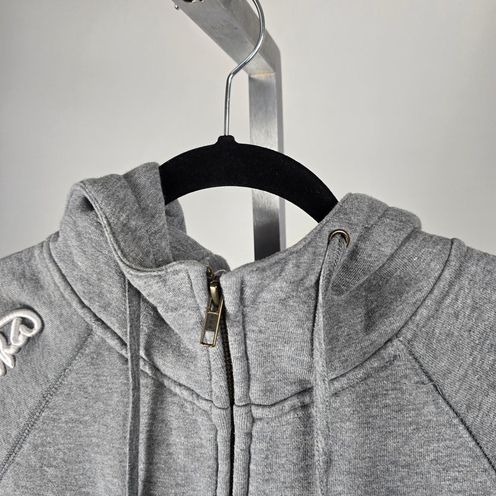 Sitka Gray Full-Zip Hoodie Jacket - Size M