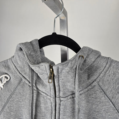 Sitka Gray Full-Zip Hoodie Jacket - Size M