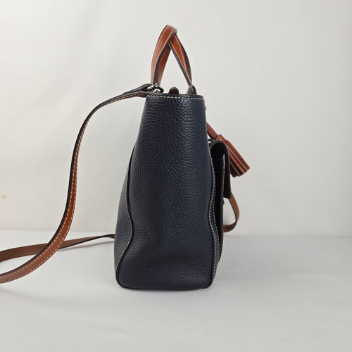 Dooney & Bourke Midnight Blue Mini Shopper Crossbody Handbag