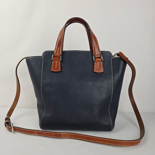Dooney & Bourke Midnight Blue Mini Shopper Crossbody Handbag