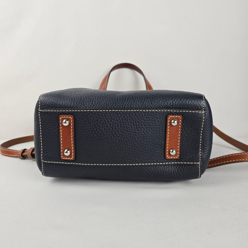 Dooney & Bourke Midnight Blue Mini Shopper Crossbody Handbag