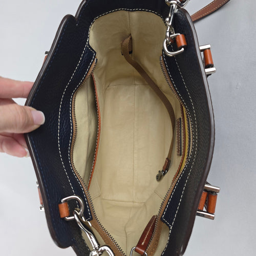Dooney & Bourke Midnight Blue Mini Shopper Crossbody Handbag