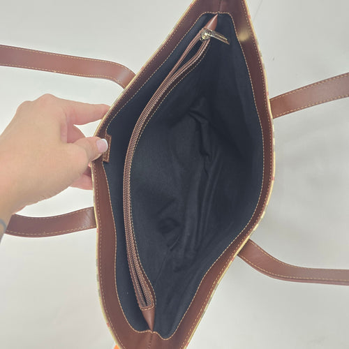 Burberry London Nova Check Coated Canvas Tote Shoulder Bag