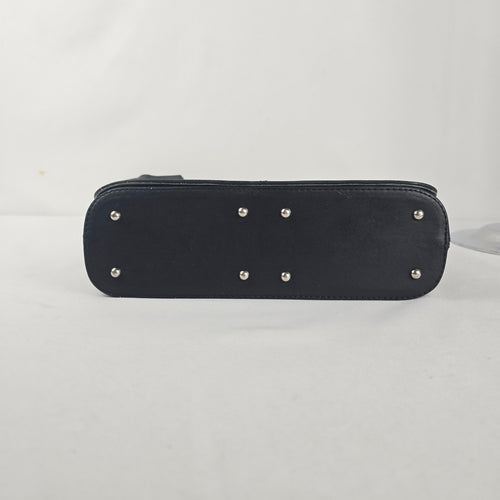 Vintage RO-EL Black Leather Studded Shoulder Bag