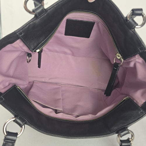 Coach East/West Gallery Pleated Leather Tote Bag F13759
