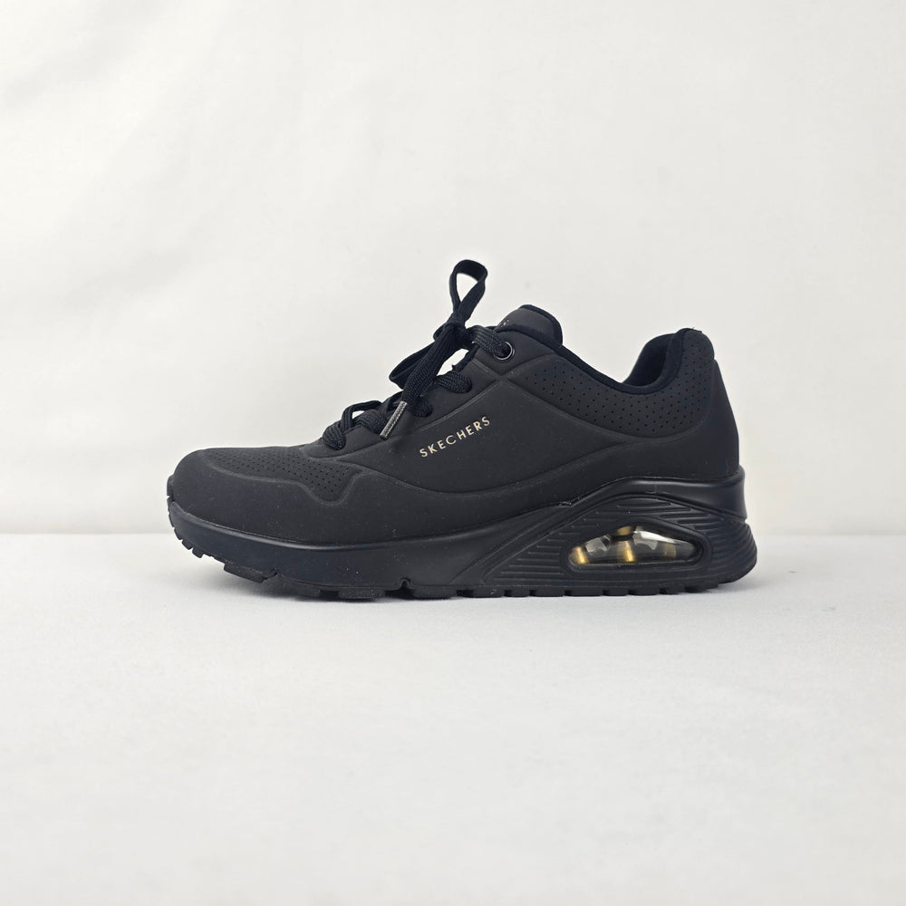 Skechers Black Air-Cooled Memory Foam Trainers Size 7