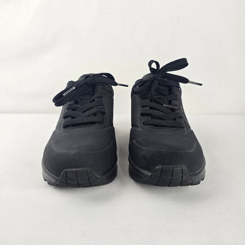 Skechers Black Air-Cooled Memory Foam Trainers Size 7
