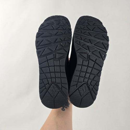 Skechers Black Air-Cooled Memory Foam Trainers Size 7