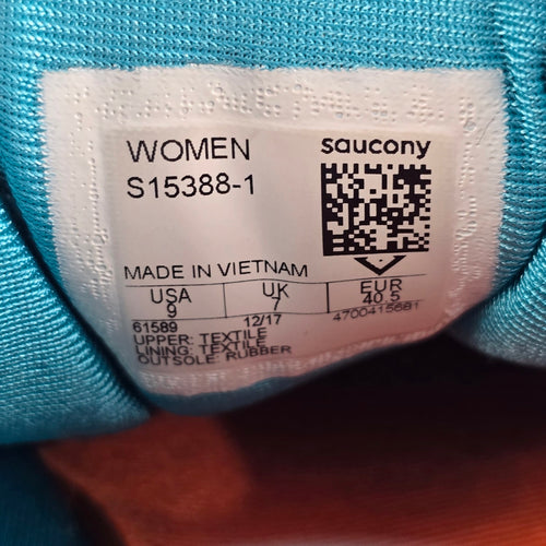 Saucony Women’s Navy Blue Mesh Running Shoes Size 9