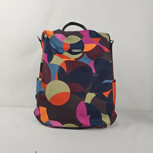 FMEIDA Multicolor Abstract Print Backpack Geometric Travel Bag