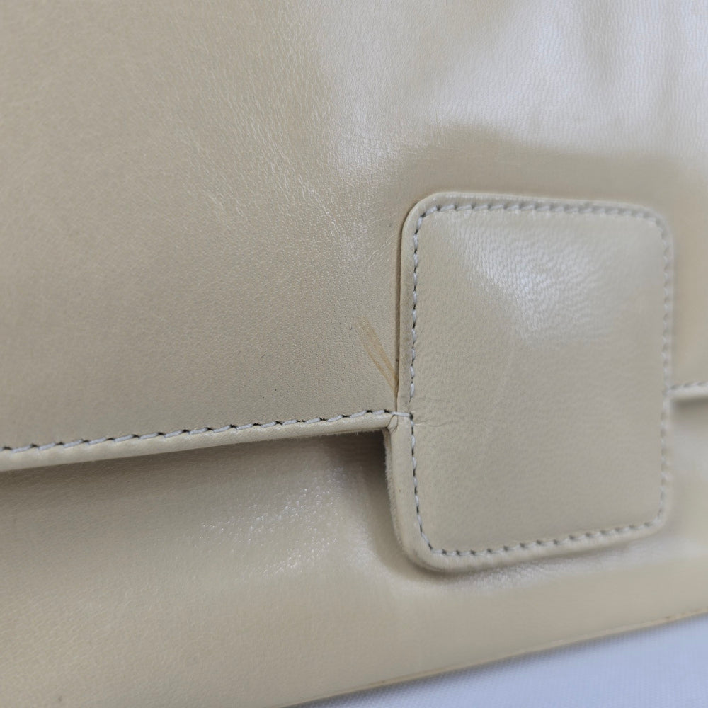 Browns Boutique Cream Beige Shoulder Bag Flap Crossbody Purse