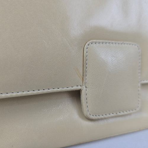 Browns Boutique Cream Beige Shoulder Bag Flap Crossbody Purse