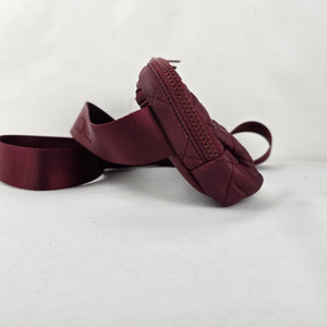 Lolë Burgundy Quilted Recycled Nylon Belt Bag Crossbody Waist Pack