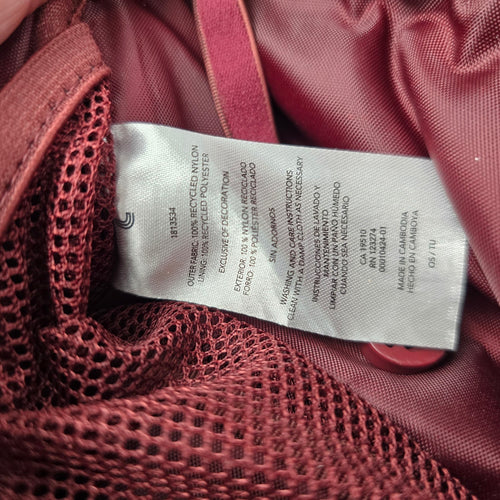 Lolë Burgundy Quilted Recycled Nylon Belt Bag Crossbody Waist Pack