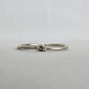 G.A. Italy Sterling Silver Hinged Bangle Bracelet