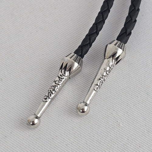 Brown Stone Celtic Knot Western Bolo Tie – Antique Silver-Tone