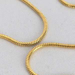 Gold-Tone Abstract Double Pendant Necklace with Pavé-Style Rhinestone Accents