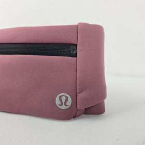 lululemon Adjustable Waist Belt with Zippered Pocket Purple Mauve