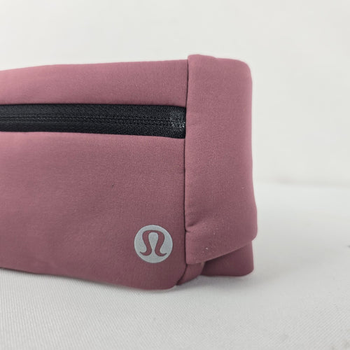 lululemon Adjustable Waist Belt with Zippered Pocket Purple Mauve