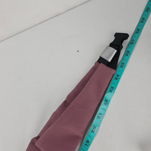 lululemon Adjustable Waist Belt with Zippered Pocket Purple Mauve