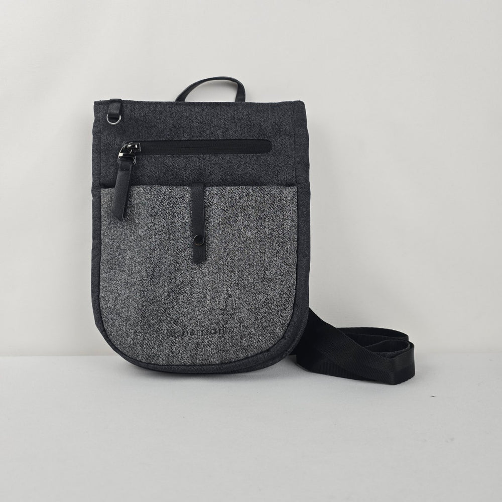 Sherpani Lima Crossbody Shoulder Bag Charcoal Gray Black