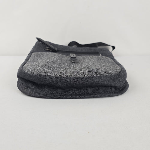 Sherpani Lima Crossbody Shoulder Bag Charcoal Gray Black