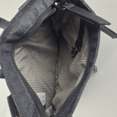 Sherpani Lima Crossbody Shoulder Bag Charcoal Gray Black