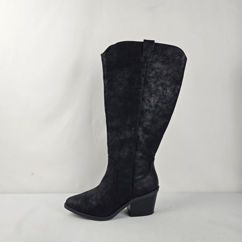 Maurices Claudia Women's Black Wide Calf Knee High Boots - Size 7