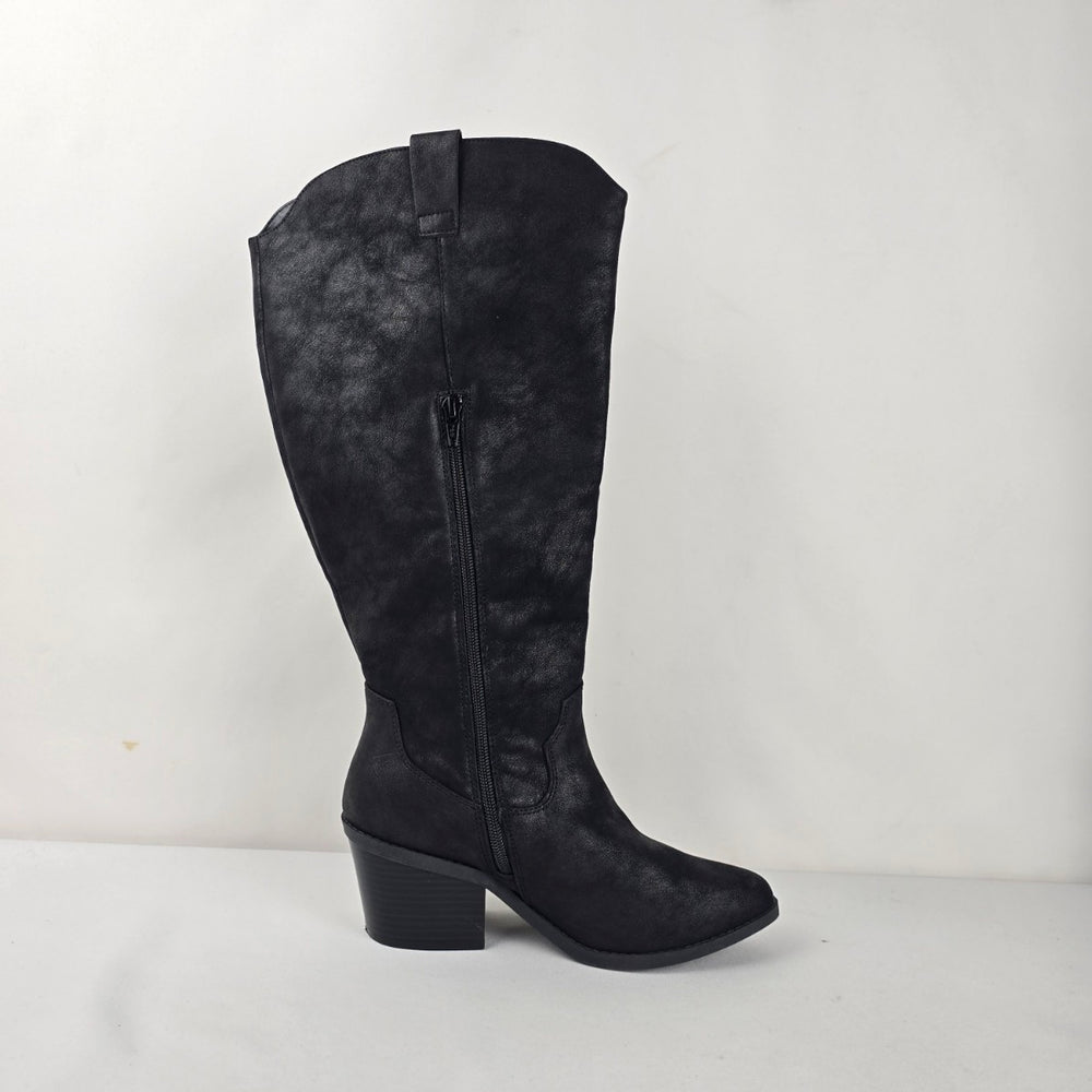 Maurices Claudia Women's Black Wide Calf Knee High Boots - Size 7