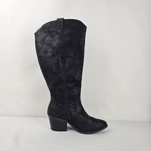 Maurices Claudia Women's Black Wide Calf Knee High Boots - Size 7