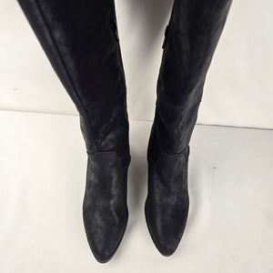 Maurices Claudia Women's Black Wide Calf Knee High Boots - Size 7