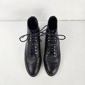 Rockport Women's Black Leather Lace-Up Ankle Boots - Size 7