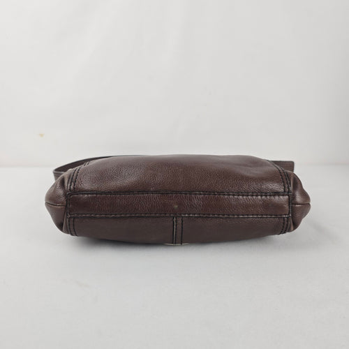 Fossil Women's Brown Leather Shoulder Bag Handbag