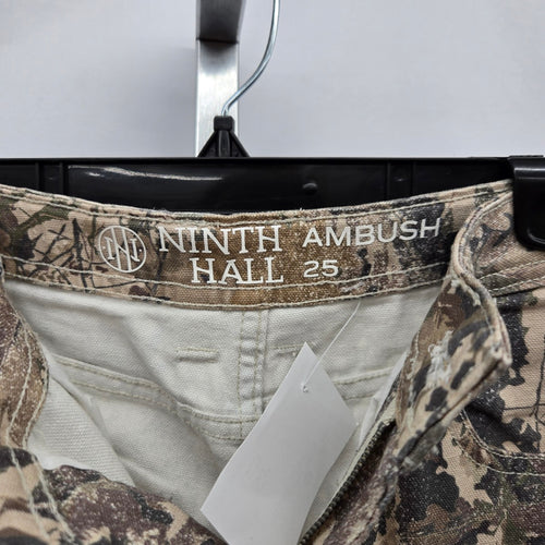 Ninth Ambush Hall Camo Cargo Carpenter Pants - Size 25