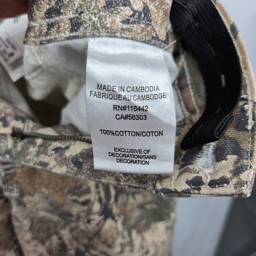 Ninth Ambush Hall Camo Cargo Carpenter Pants - Size 25