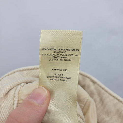 Wilfred Free Beige Stretch Cotton Cargo Pants - Size 6