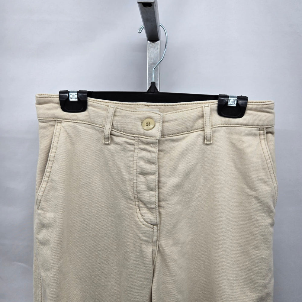 Wilfred Free Beige Stretch Cotton Cargo Pants - Size 6
