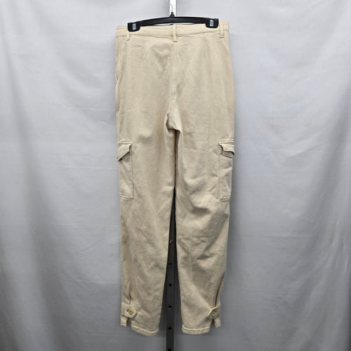 Wilfred Free Beige Stretch Cotton Cargo Pants - Size 6