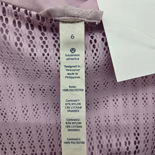 Lululemon Run: Travel To Track Jacket Lavender - Size 6