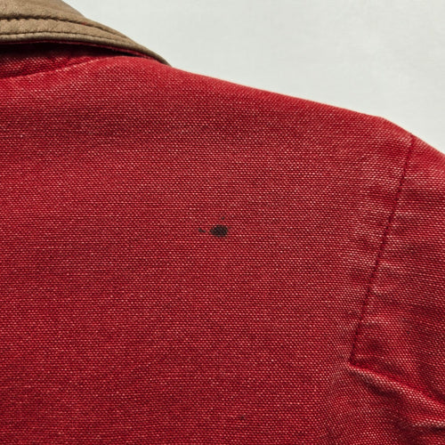 Vintage 90s Abercrombie & Fitch Adirondack Trail Barn Jacket Red Canvas RN 75654 - Size S