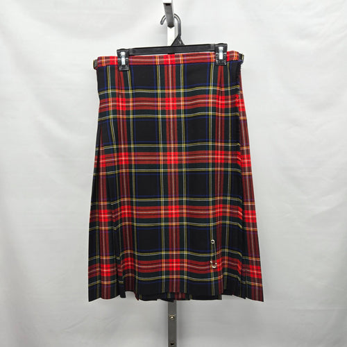 Vintage Pure New Wool Tartan Kilt Skirt – Size M