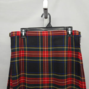 Vintage Pure New Wool Tartan Kilt Skirt – Size M