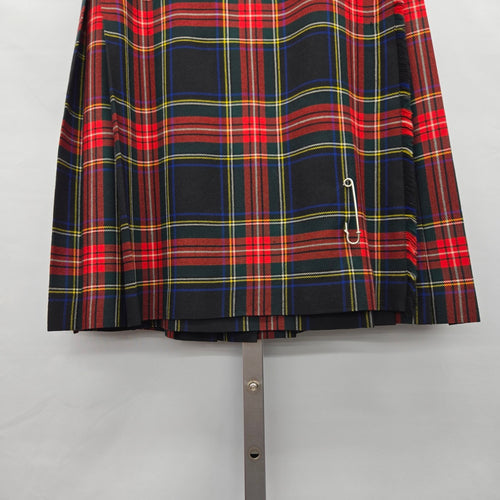 Vintage Pure New Wool Tartan Kilt Skirt – Size M