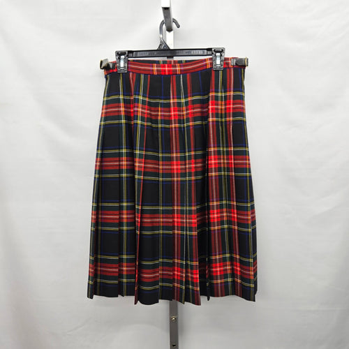 Vintage Pure New Wool Tartan Kilt Skirt – Size M